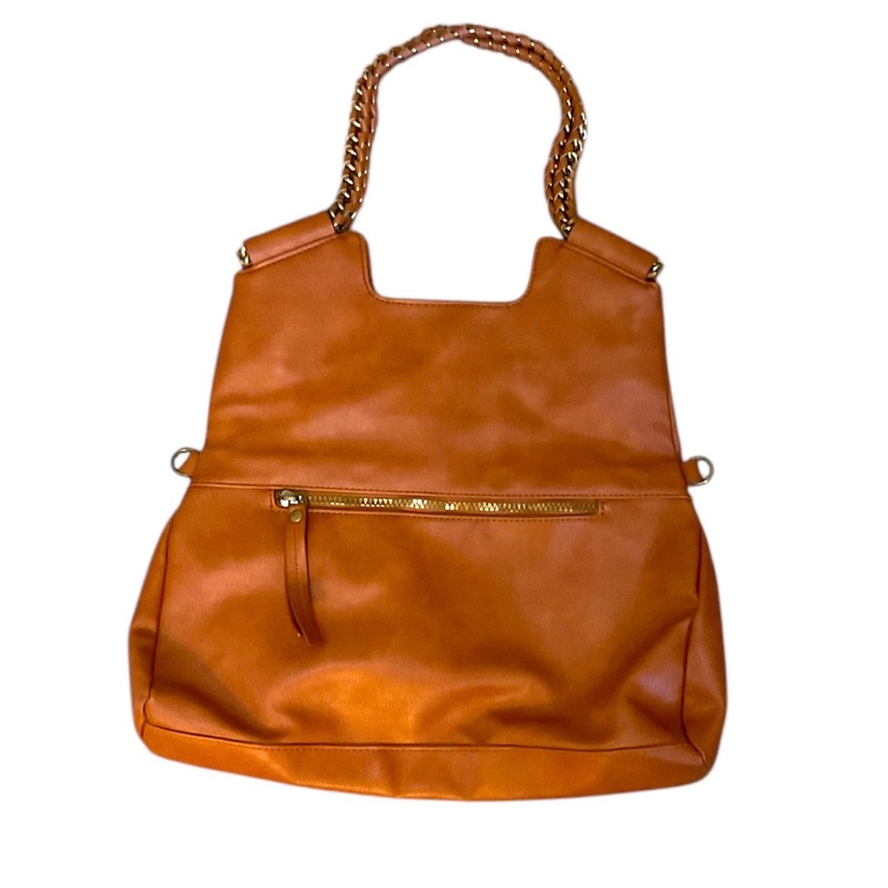 CARLOS SANTANA | CHELSEA Hobo Cognac Shoulder Bag